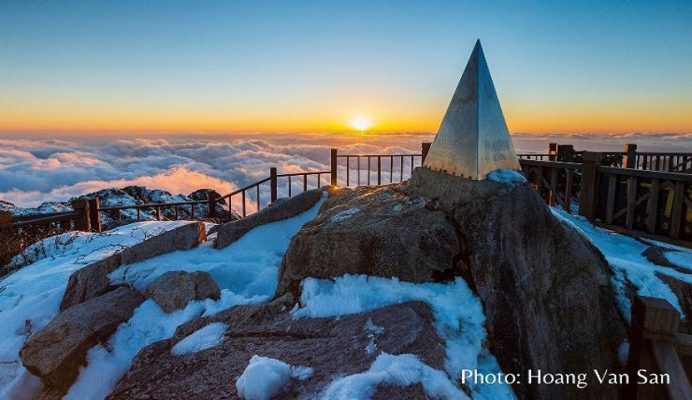 Majestic Fansipan, the highest mountain in Vietnam