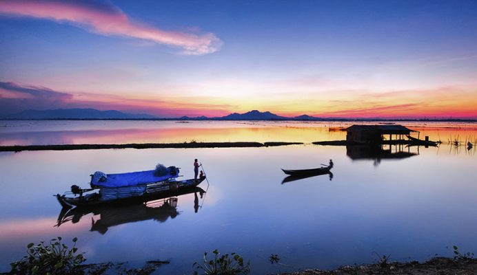 Floating water season in An Giang