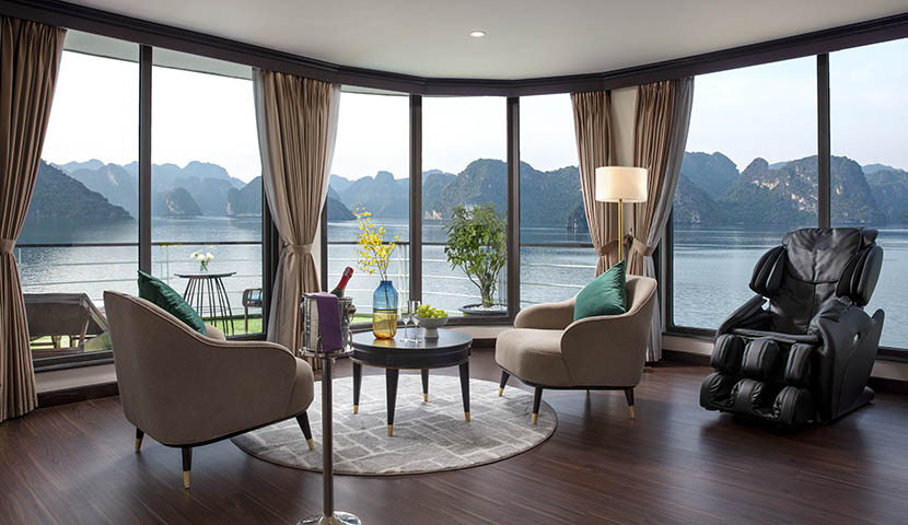 halong bay luxury cruise mon cheri