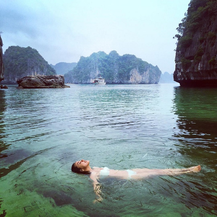 lan-ha-bay-swimming-in-a-pristine-beaches lan ha bay swimming in a pristine beaches